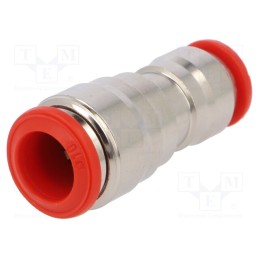 1 pcs x AIGNEP-50040 10-8 - Push-in fitting, straight,inline splice,reductive, -0.99÷20bar
