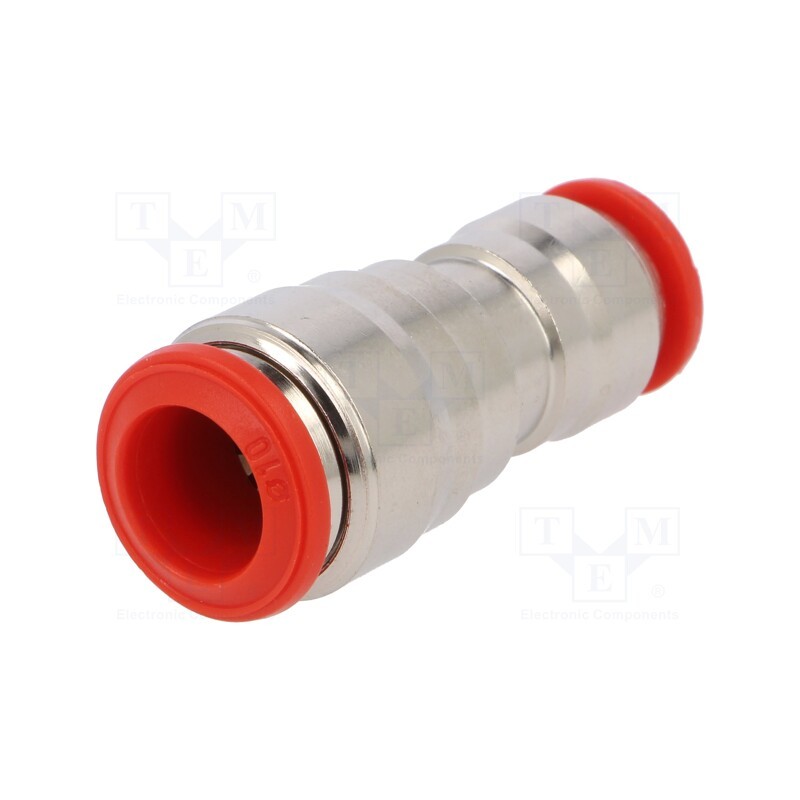 1 pcs x AIGNEP-50040 10-8 - Push-in fitting, straight,inline splice,reductive, -0.99÷20bar