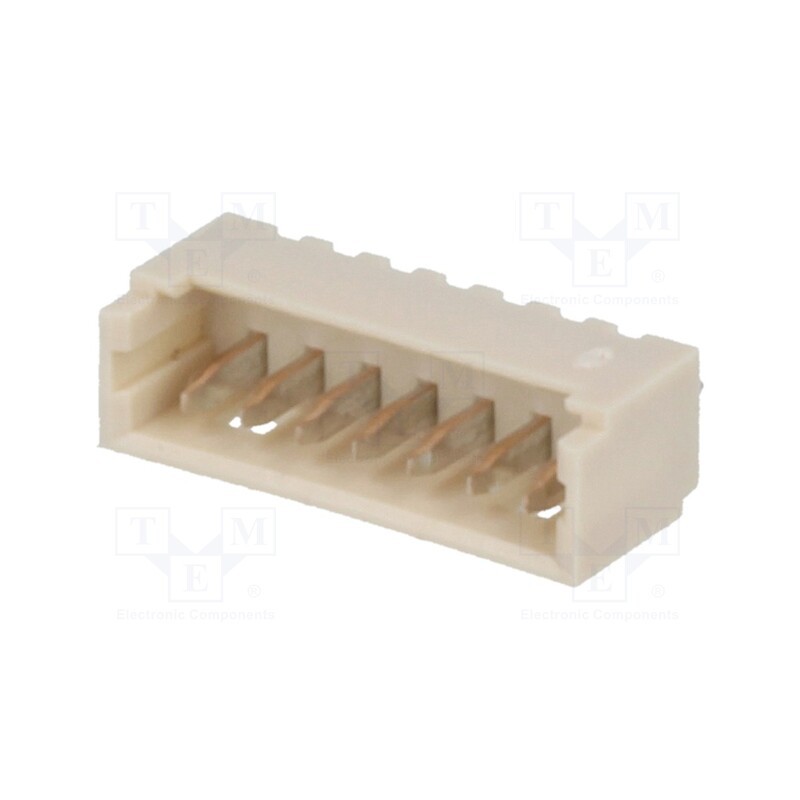 2 pcs x MOLEX - 530470710 - Socket, wire-board, male, PicoBlade™, 1.25mm, PIN: 7, THT, 1A, tinned
