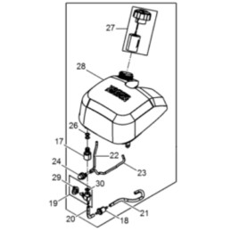 Wacker hammers bh tap knob new type 0222421
