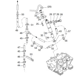 Hatz fuel line tee 05242400