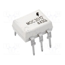 1 pcs x ONSEMI - MOC3012M - Optotriac, 5.3kV, triac, DIP6, Ch: 1, MOC301XM