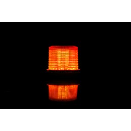 Orange flash lamp rooster 12v 24v led mag