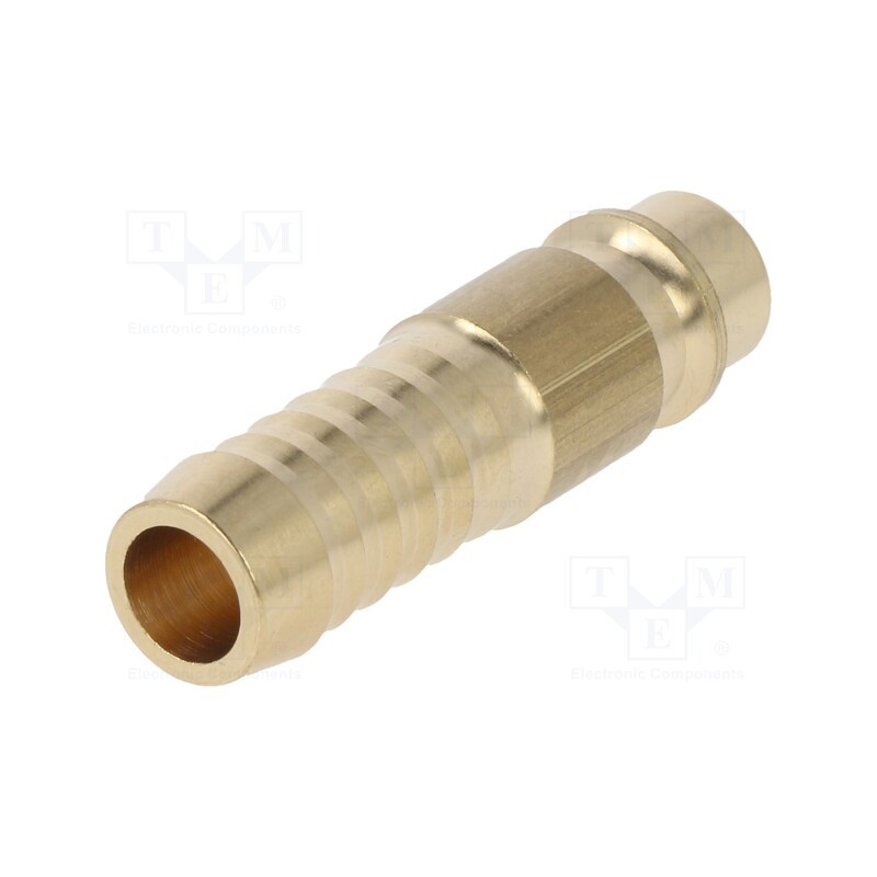 1 pcs x PNEUMAT-ES 10 S - Quick connection coupling, 0÷35bar, brass, 44mm, 1000l/min