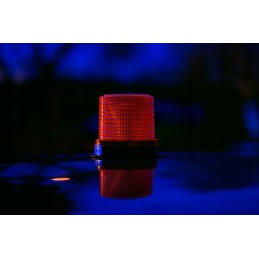 Orange flash lamp rooster 12v 24v led mag