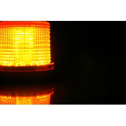 Orange flash lamp rooster 12v 24v led mag