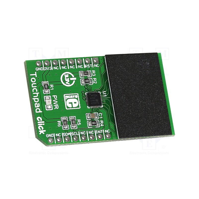 1 pcs x MIKROE - TOUCHPAD CLICK - Click board, touchpad, I2C, MTCH6102, prototype board, 3.3VDC
