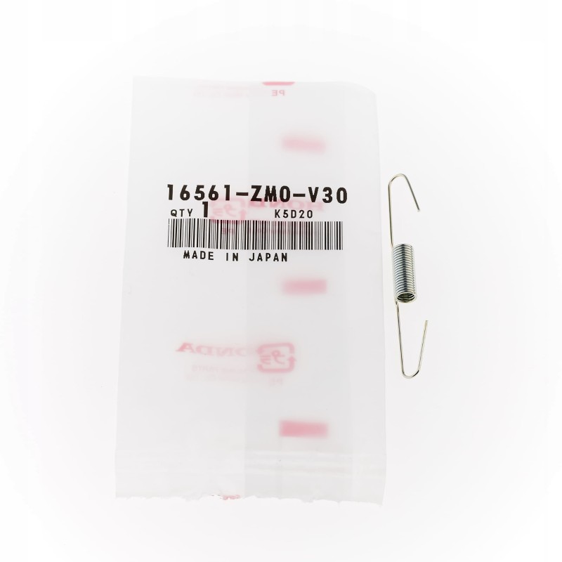 Honda gcv160 regulator spring 16561 zm0 v30