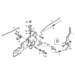 Honda gcv160 regulator spring 16561 zm0 v30