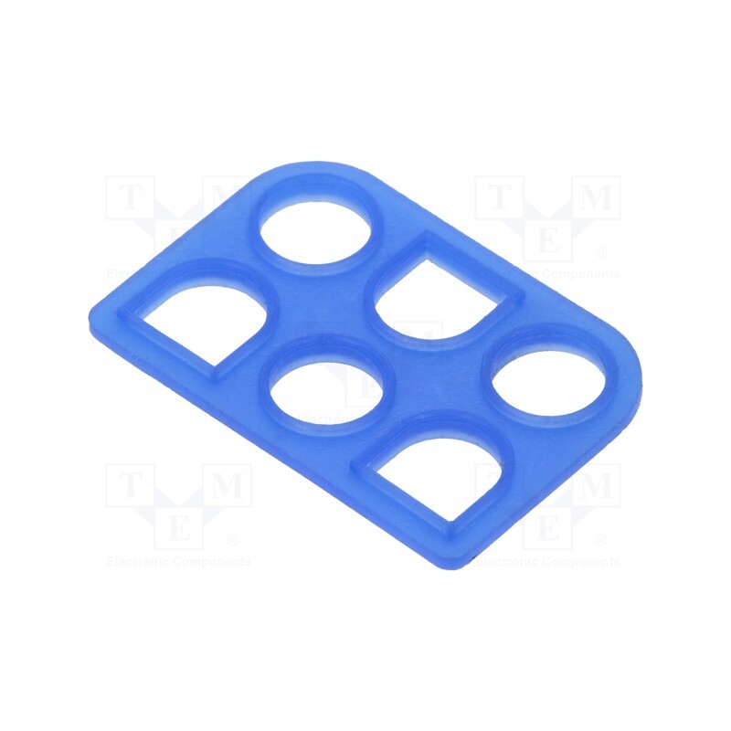 2 pcs x TE Connectivity - 794275-1 - Profile gasket, Universal MATE-N-LOK, 6.35mm, PIN: 6, Layout: 2x3