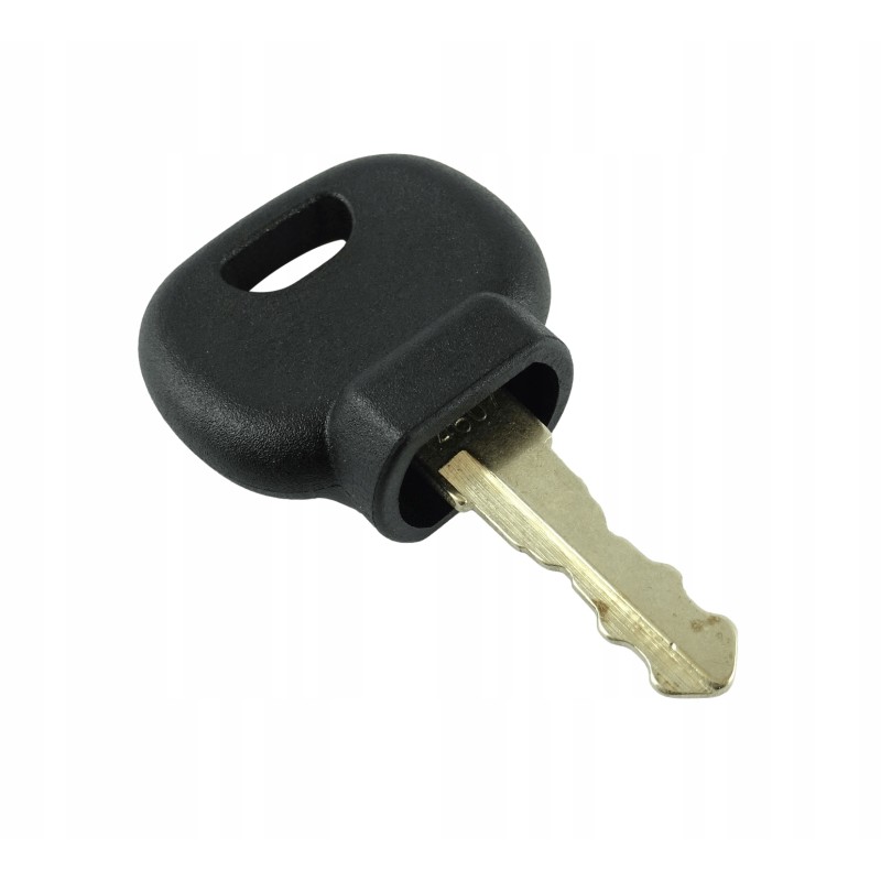 Spare key for the ignition switch with a cap