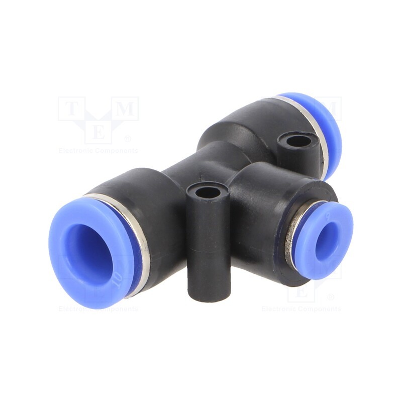 2 pcs x PNEUMAT-138.1006 - Push-in fitting, reductive,T-tap splitter, -0.95÷15bar, PBT