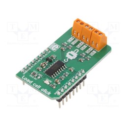 1 pcs x MIKROE - LOAD CELL CLICK - Click board, press force measure, GPIO, HX711, prototype board