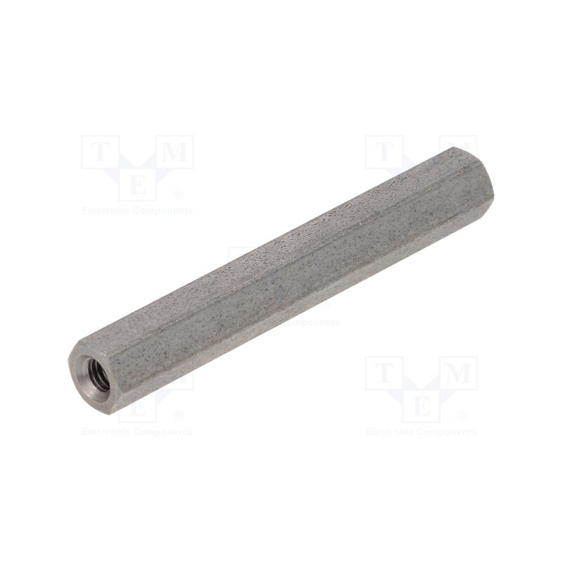 10 pcs x DREMEC - 144X40 - Screwed spacer sleeve, 40mm, Int.thread: M3, hexagonal