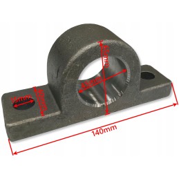 Strong bracket for mounting the actuator, diameter 45 mm, cast