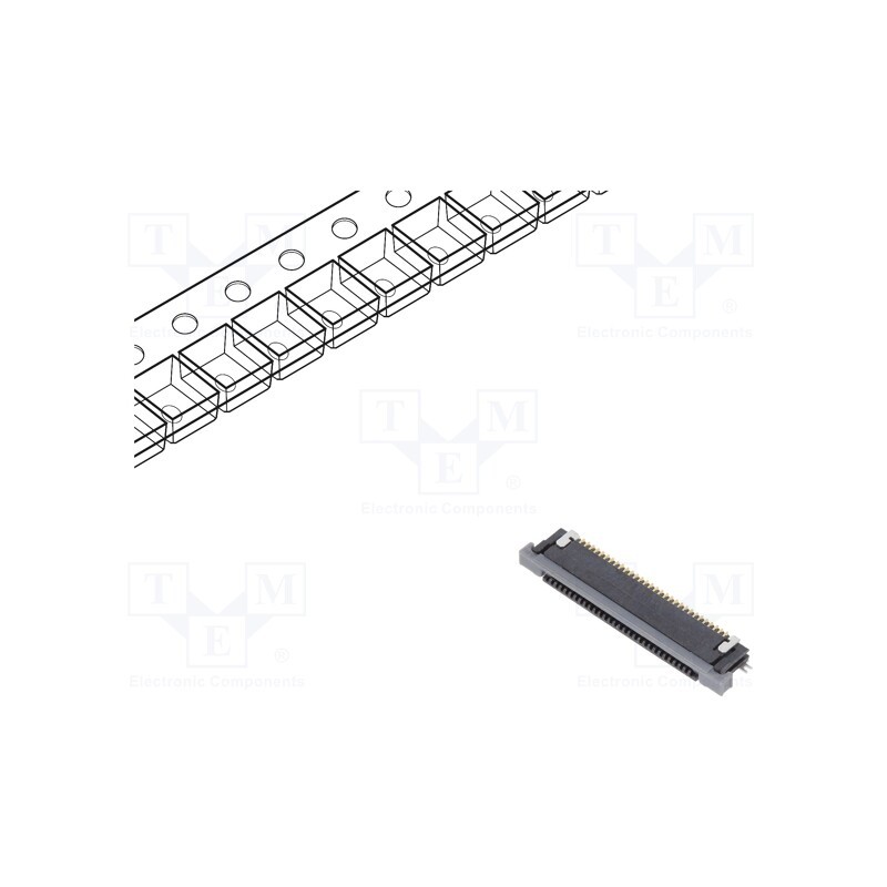 2 pcs x Amphenol Communications Solutions - SFV30R-3STBE1HLF - Connector: FFC/FPC, horizontal, PIN: 30, bottom contacts,ZIF, SMT