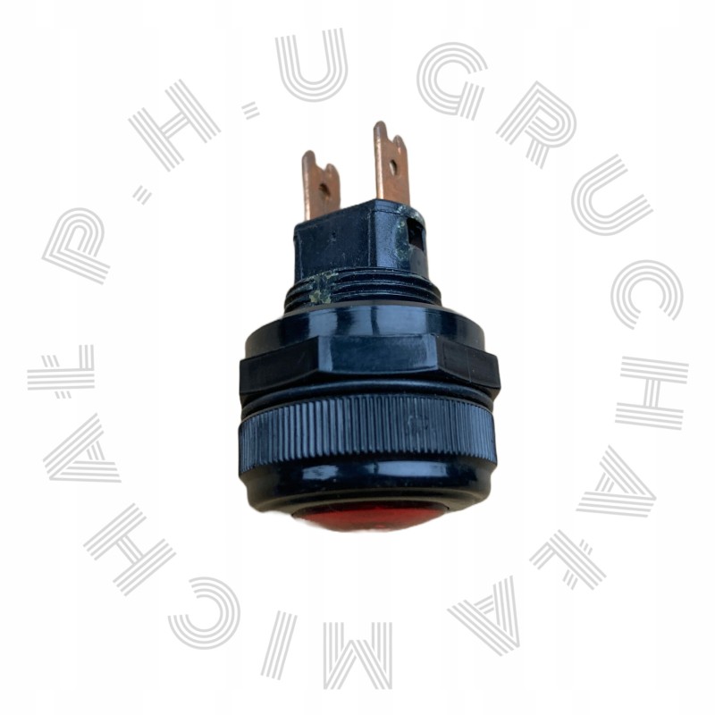 Red indicator light 12 24v universal 5 pcs