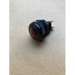 Red indicator light 12 24v universal 5 pcs