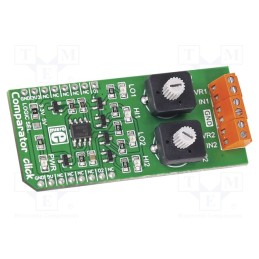 1 pcs x MIKROE - COMPARATOR CLICK - Click board, comparator, GPIO, LM2903, prototype board