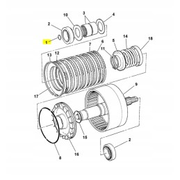 JCB 3CX backhoe loader box seal