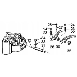 Hatz E series clearance adjustment nut 03173100