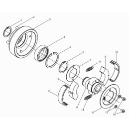 Wacker dpu4045ye clutch spring 0216656