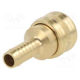 1 pcs x PNEUMAT-ES 10 T - Quick connection coupling, 0÷35bar, brass, 58mm, 1000l/min