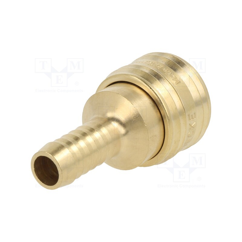1 pcs x PNEUMAT-ES 10 T - Quick connection coupling, 0÷35bar, brass, 58mm, 1000l/min