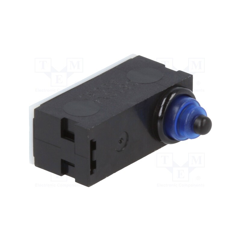 1 pcs x OMRON OCB - D2AWA003DR - Microswitch SNAP ACTION, without lever, SPST-NO, OFF-(ON), Pos: 2