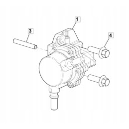 JCB CVA backhoe loader fuel pump