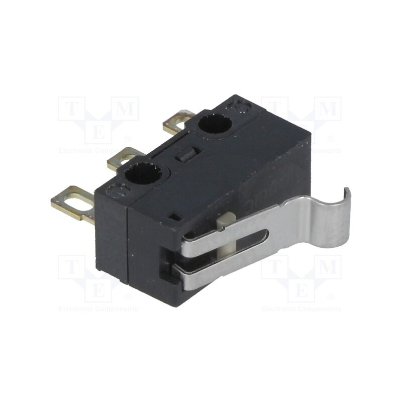1 pcs x OMRON OCB - D2F-L3-D3 - Microswitch SNAP ACTION, 3A/125VAC, 2A/30VDC, SPDT, ON-(ON), IP40