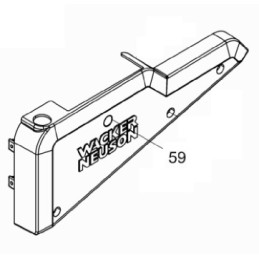 Wacker dpu engine side cover bushing 0103976