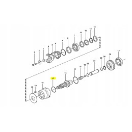 Transmission seal for Volvo backhoe loader