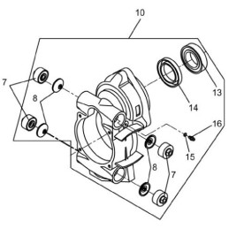Wacker bh23 bh24 shock absorber 0097158