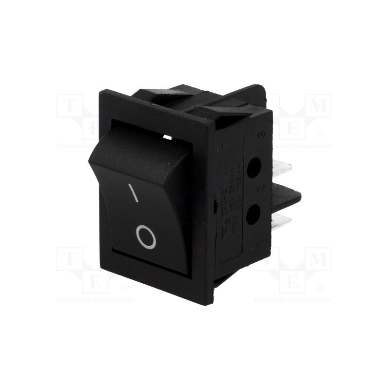 1 pcs x - RS2013C3BK - ROCKER, DPST, Pos: 2, ON-OFF, 15A/250VAC, black, none, 35mΩ, -30÷80°C
