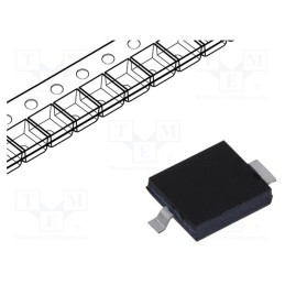 1 pcs x ams OSRAM - BPW 34 FAS - Photodiode, DIL, SMD, 880nm, 730÷1100nm, 60°, 2nA, black, 150mW