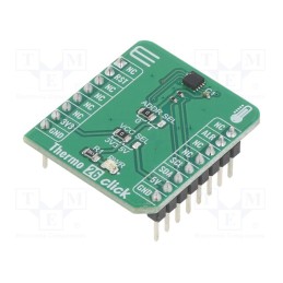 1 pcs x MIKROE - THERMO 26 CLICK - Click board, temperature sensor, I2C, STS31-DIS, prototype board