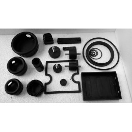 Bumper 40x40 m8 e rubber foot shock absorber