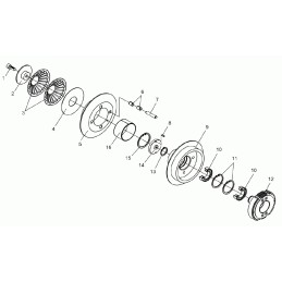 Wacker dpu bpu clutch pressure screw 0011535