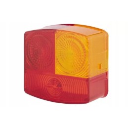 Rear lamp shade, red, orange, without reflectors