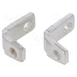 2 set x CONEC - 160X10589X - Set of angle brackets for D-Sub, M3, Kit: 2 angle brackets