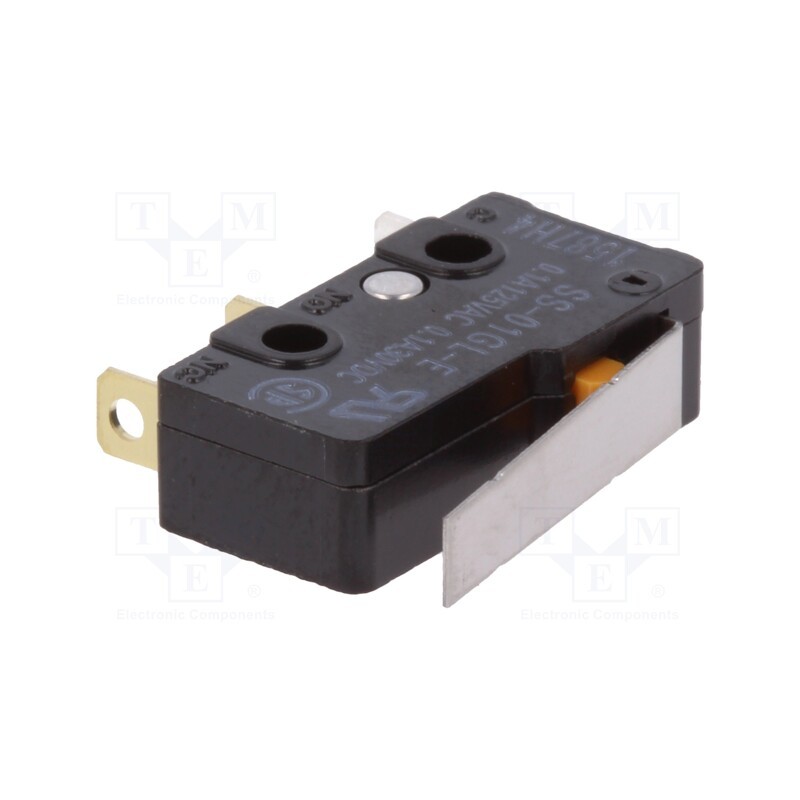 1 pcs x OMRON OCB - SS-01GL-E - Microswitch SNAP ACTION, 0.1A/125VAC, 0.1A/30VDC, with lever