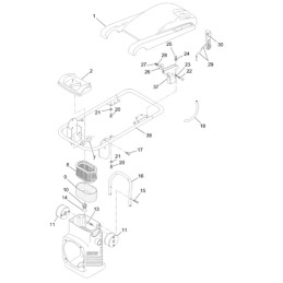 Wacker BS rammers frame shock absorber 0116744