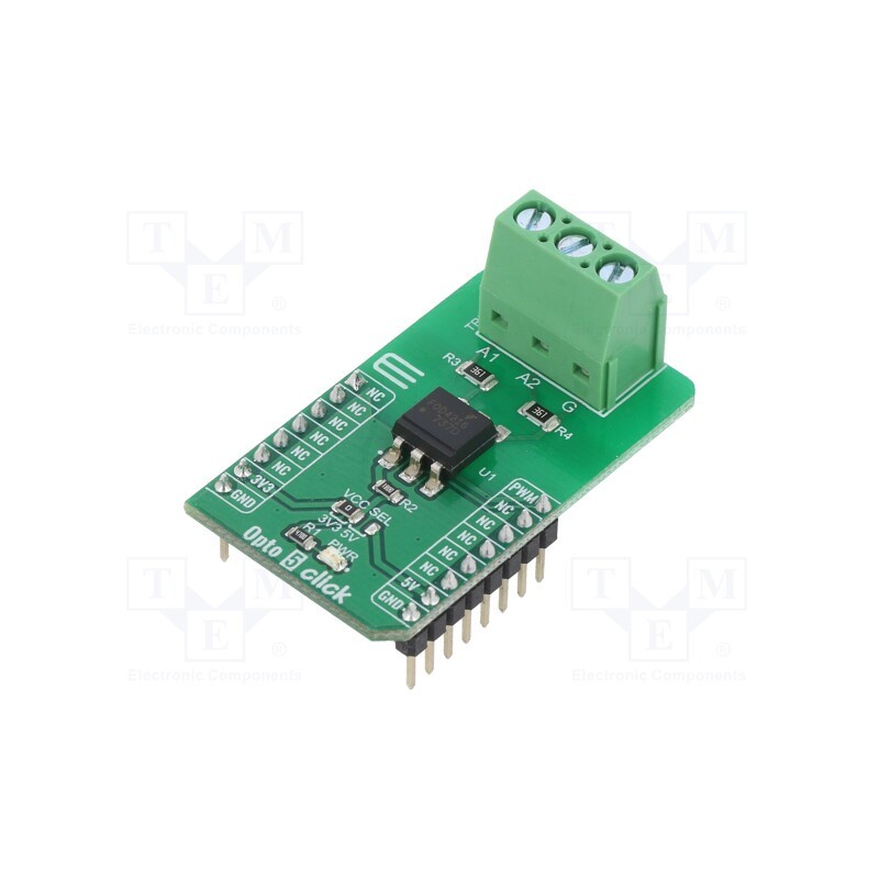 1 pcs x MIKROE - OPTO 5 CLICK - Click board, optocouplers, PWM, FOD4216, prototype board