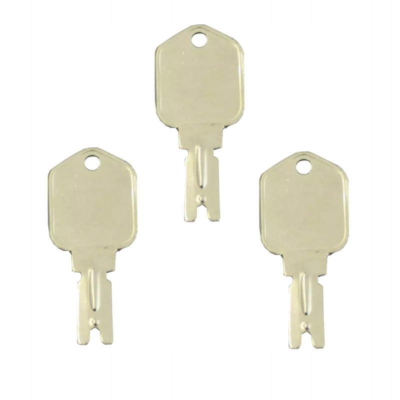 3x key ignition door ignition key yale hyster 252264