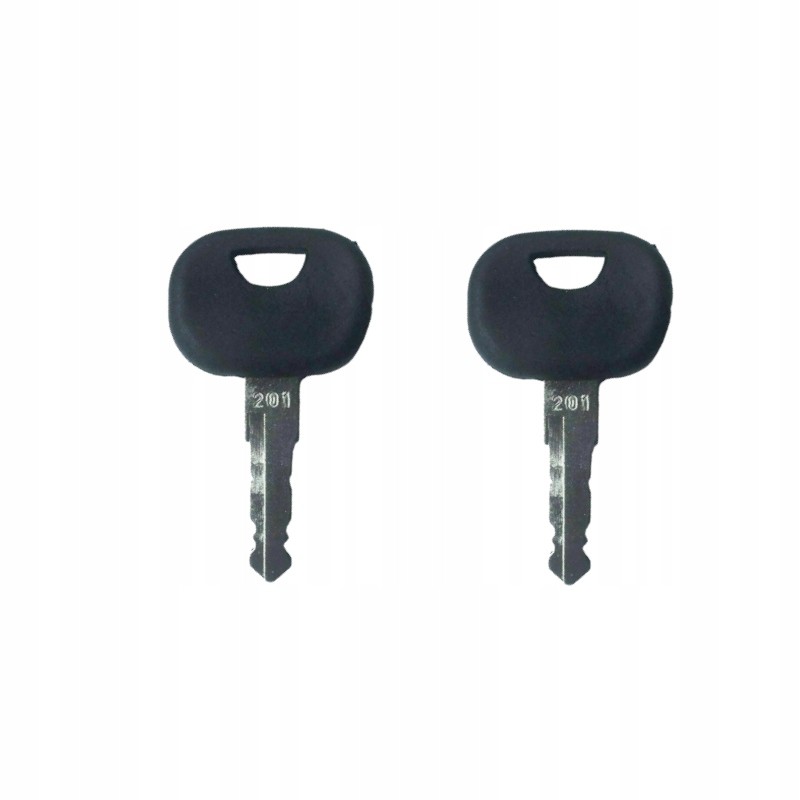 2x key, key for the ignition switch of the ignition door of the Atlas Takeuchi 201 machine