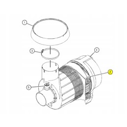 Internal air filter cat telehandler cva