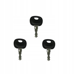 3x key, ignition key, door ignition, Linde 14603