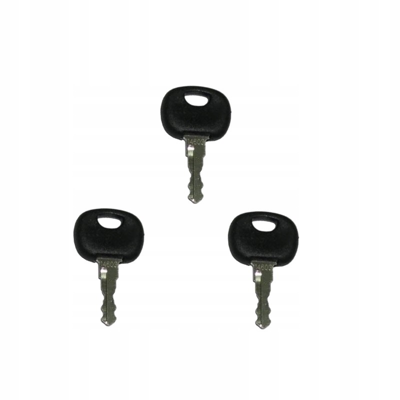 3x key, ignition key, door ignition, Linde 14603
