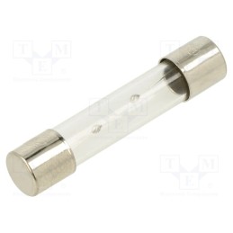 5 pcs x OPTIFUSE - TSA-6A - Fuse: fuse, time-lag, 6A, 250VAC, glass, 6.3x32mm, brass, TSA